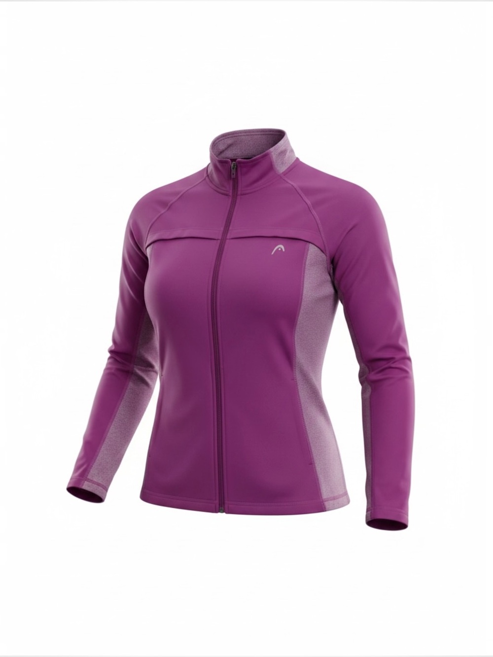 HEAD Women’s Full Zip Performance Athletic Light Jacket Purple Medium